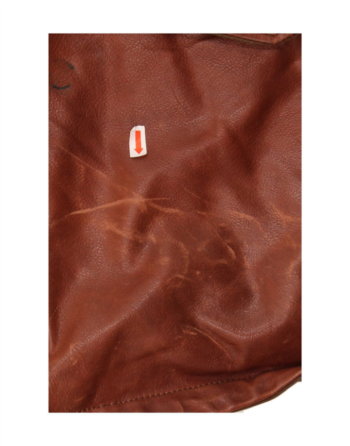 BELFE & BELFE Mens Leather Jacket IT 52 XL Brown Leather Vintage Belfe & Belfe and Second-Hand Belfe & Belfe from Messina Hembry 