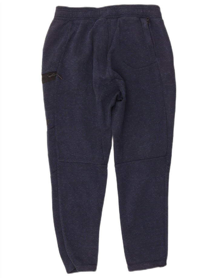 NIKE Mens Crop Cargo Tracksuit Trousers Medium  Navy Blue Flecked