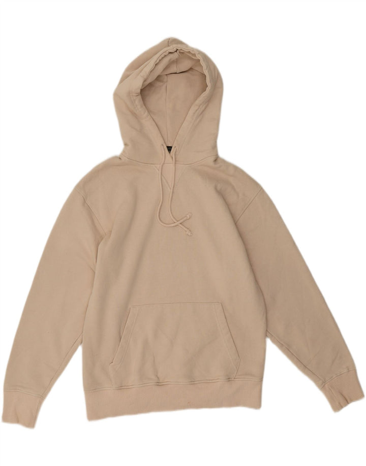 Zara Dame Oversized Hoodie Jumper UK 10 Small Beige