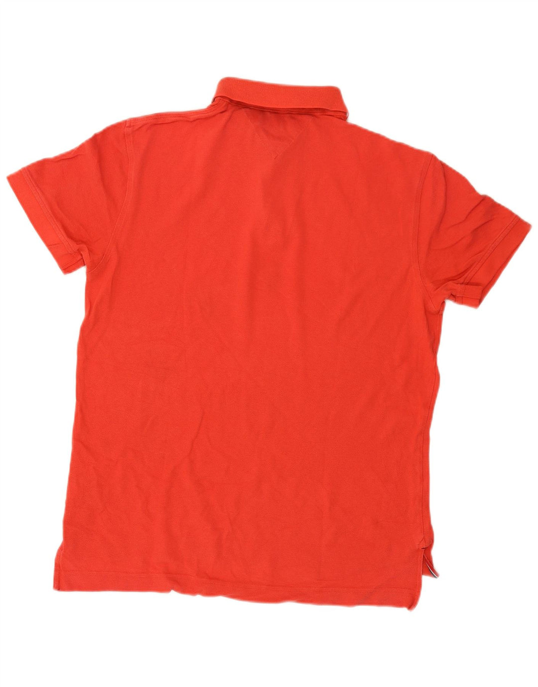 Tommy Hilfiger Mens Classic Fit Polo Shirt Medium Red Cotton