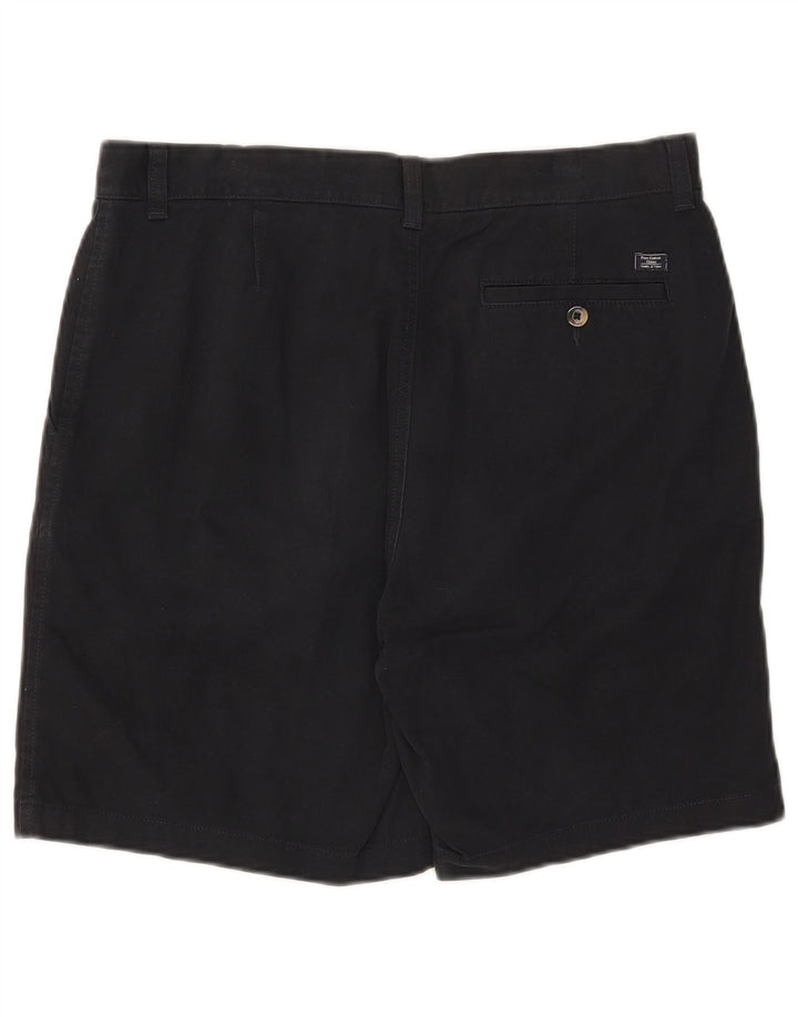 Marks & Spencer Mens Chino Shorts W36 Large  Navy Blue Cotton