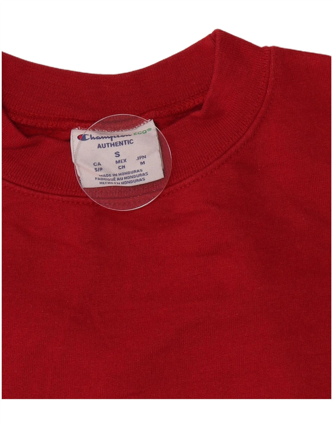 Champion Mens Sweatshirt Jumper Small Burgundy Cotton
