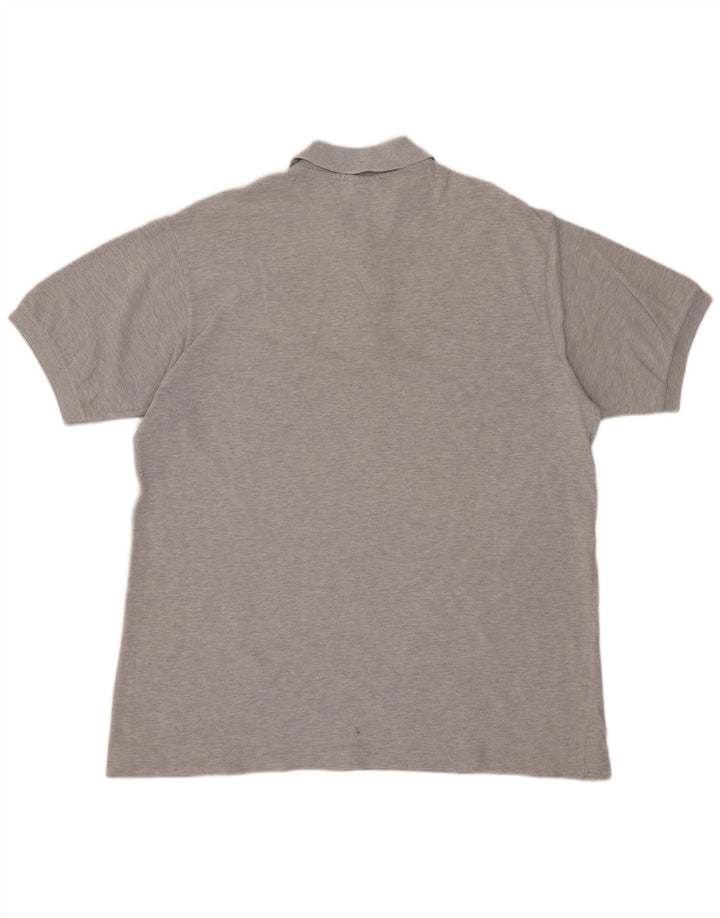 LACOSTE Mens Polo Shirt Size 6 XL Grey Cotton
