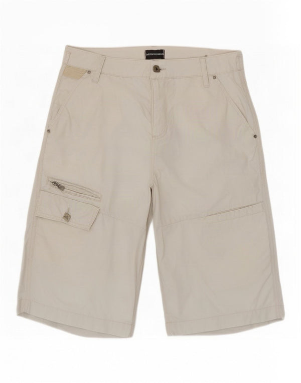 Pantaloncini cargo da uomo Emporio Armani W34 grandi grigi