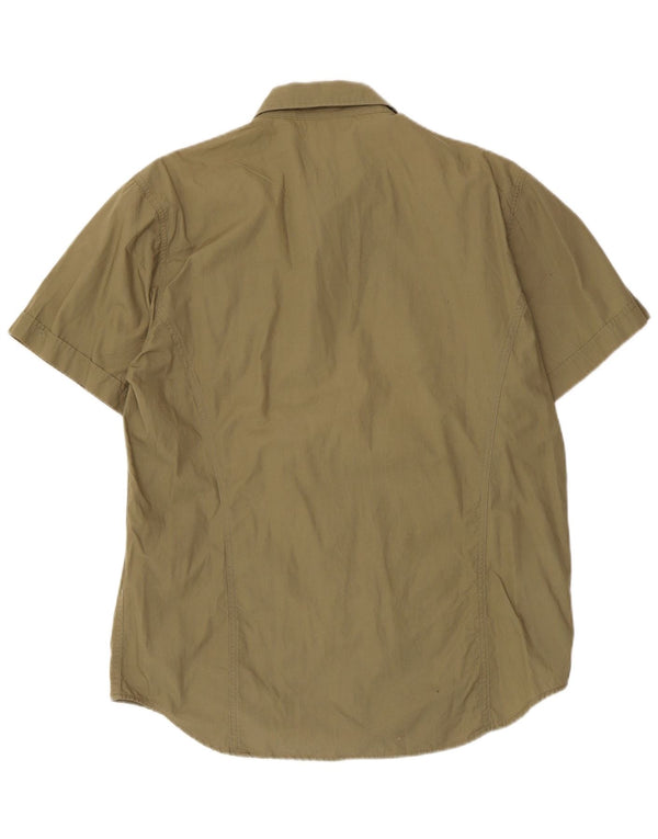 Camicia a maniche corte da uomo Levi's XL in cotone kaki