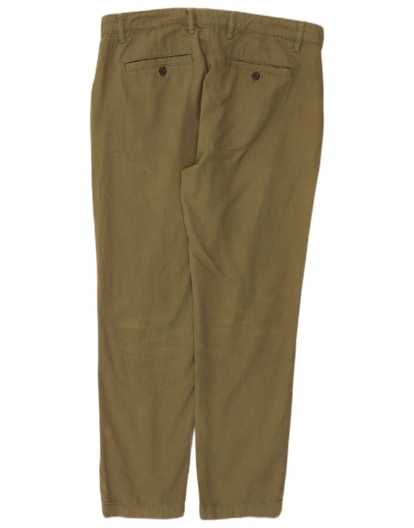 Zara Mens Slim Chino Pantalones EU 44 Large W34 L28 Caqui