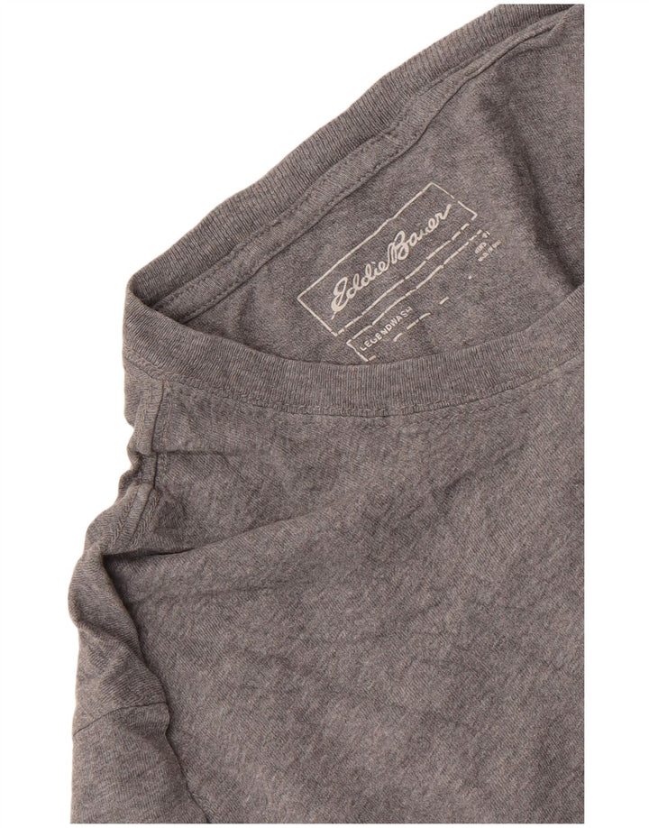 Eddie Bauer Mens T-Shirt Top Large Grey