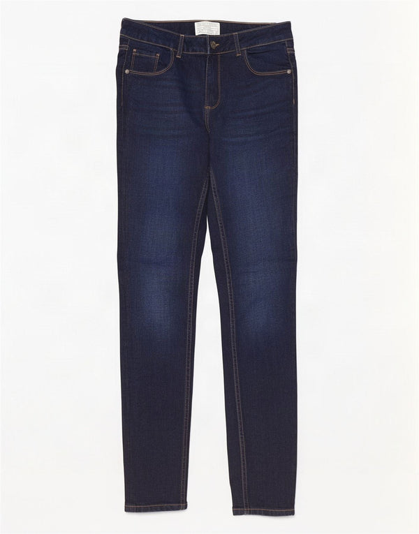 Damskie jeansy skinny Fat Face UK 6 XS W28 L29 Granatowa bawełna