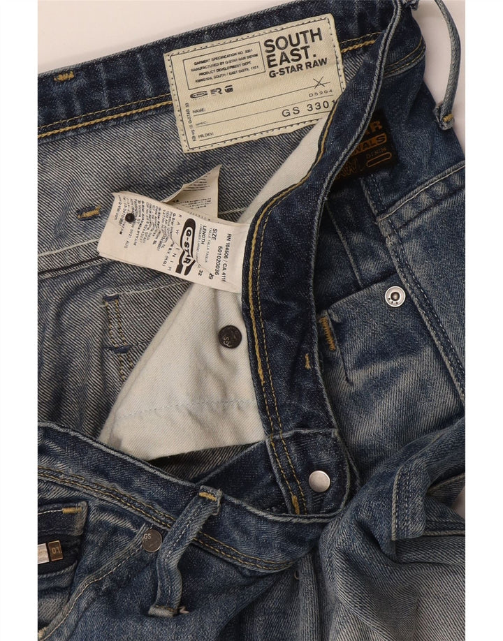 G-Star Herre Distressed Slim Jeans W29 L32 Blå Bomuld