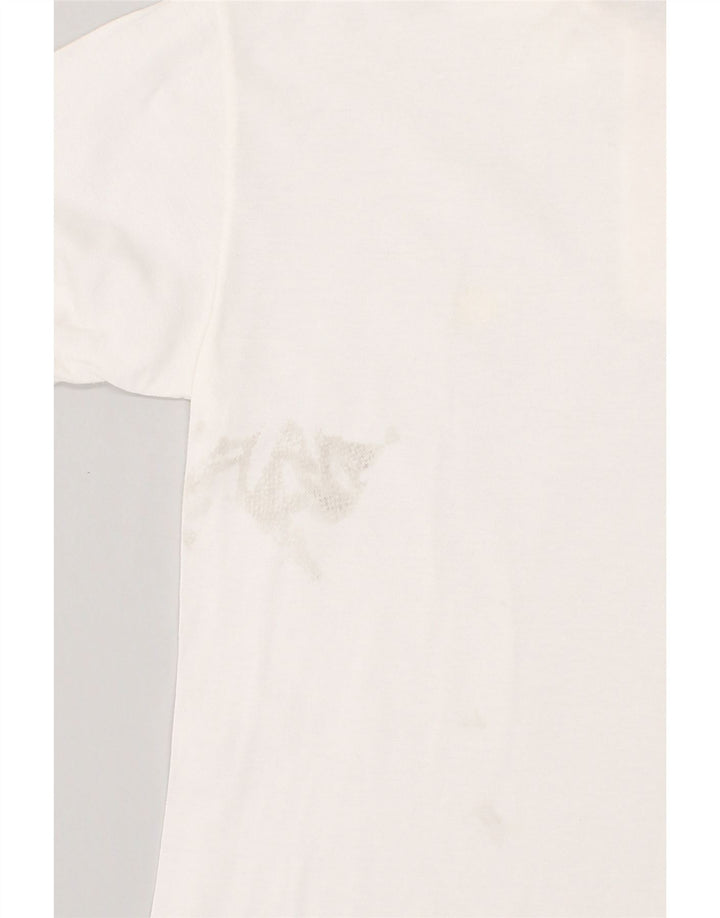 VINTAGE Mens Polo Shirt Large White | Vintage Vintage | Thrift | Second-Hand Vintage | Used Clothing | Messina Hembry 