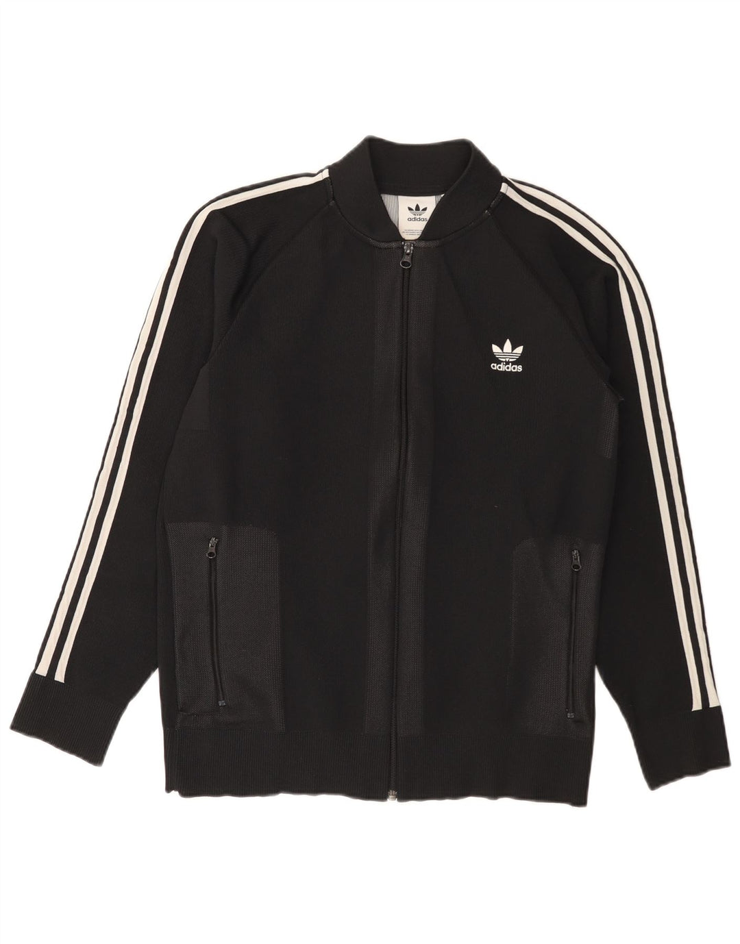 Męska kurtka dresowa ADIDAS, średni czarny poliester