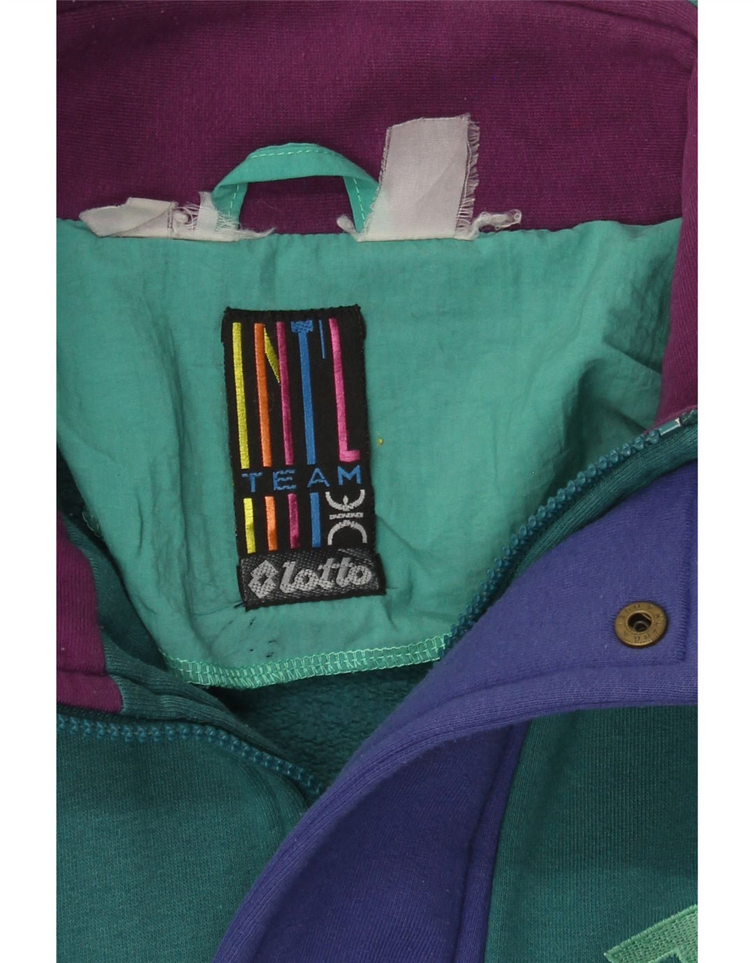 Giacca da tuta da uomo Lotto XL verde color block