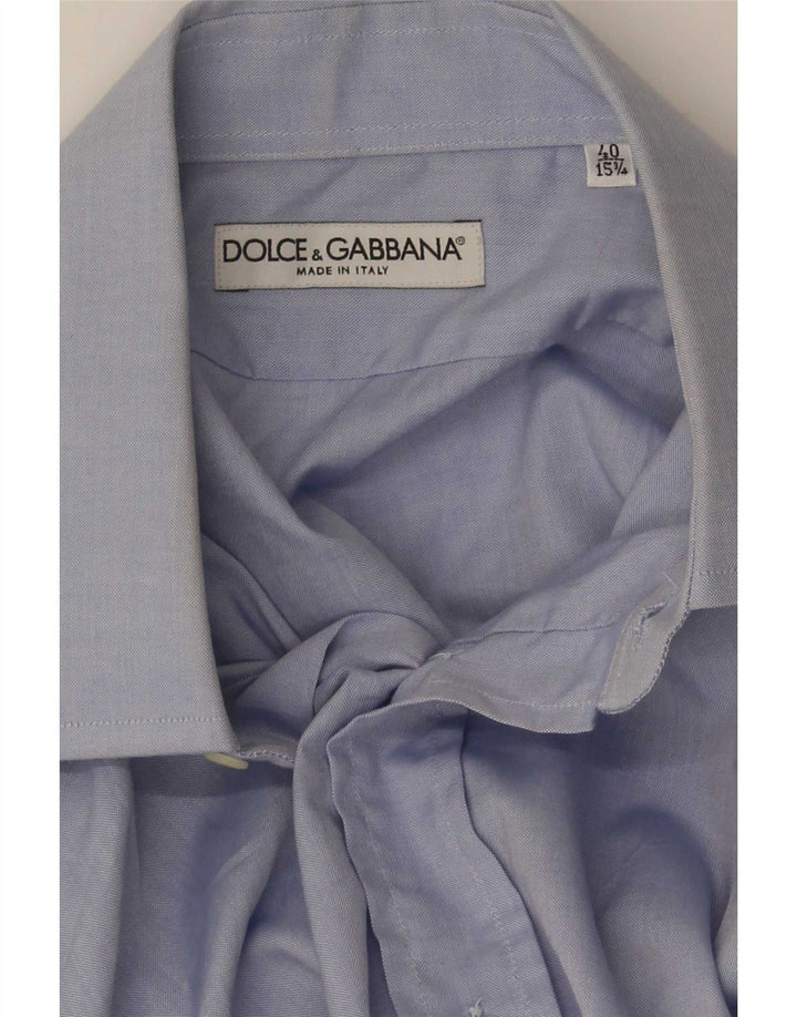 Ανδρικό πουκάμισο Dolce & Gabbana 40 15 3/4 Medium Blue