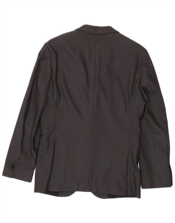 TRABALDO TOGNA Herre 2-knaps blazerjakke IT 48 Medium Grey Virgin Wool