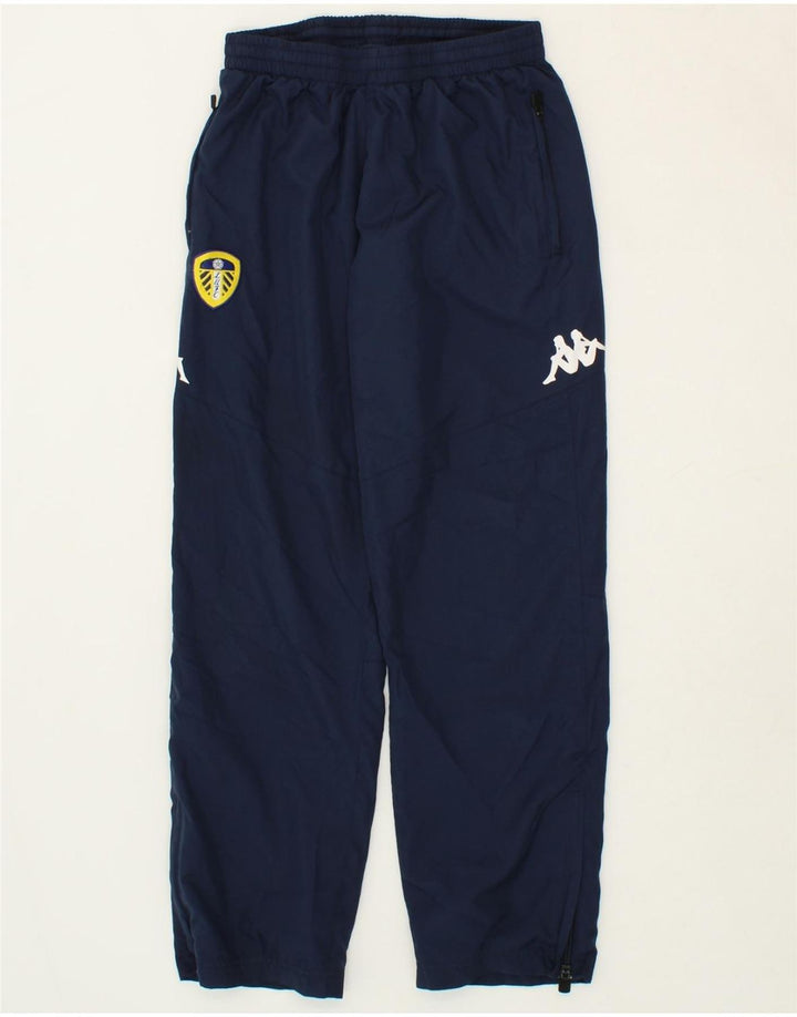 KAPPA Boys Graphic Tracksuit Trousers 11-12 Years  Navy Blue Polyester Vintage Kappa and Second-Hand Kappa from Messina Hembry 
