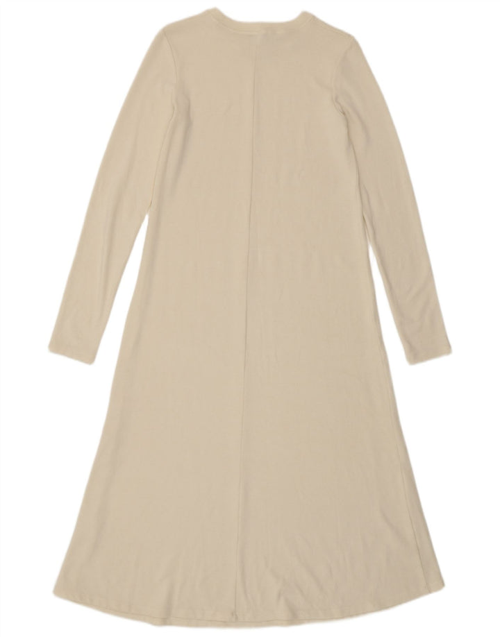 Zara Womens Maxi Jumper Dress UK 10 Small White