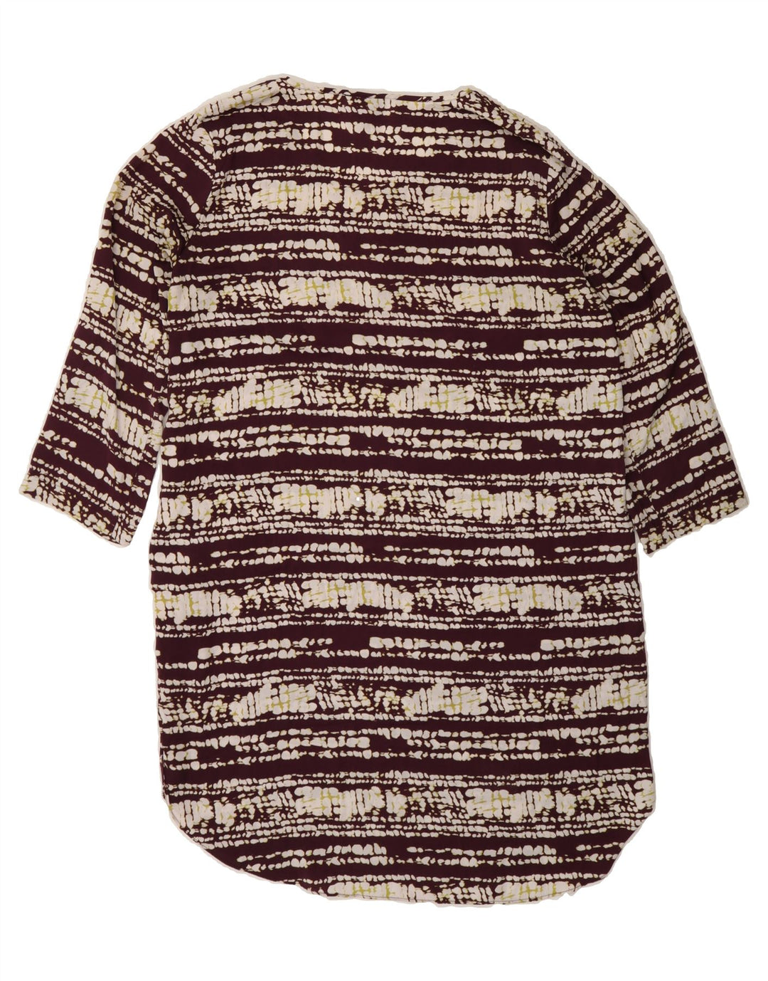 MOSSIMO Womens 3/4 Sleeve Shift Dress UK 18 XL Purple Striped Polyester Vintage Mossimo and Second-Hand Mossimo from Messina Hembry 