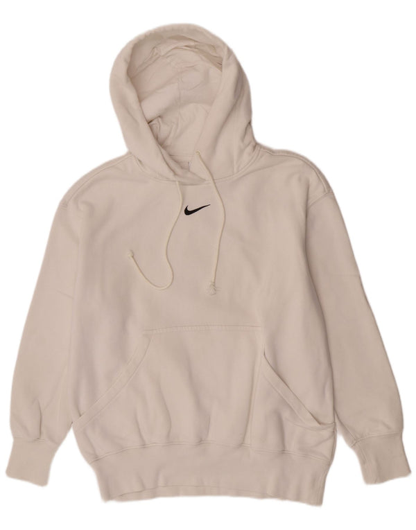 Nike Pull à capuche coupe ample en coton blanc XS pour homme