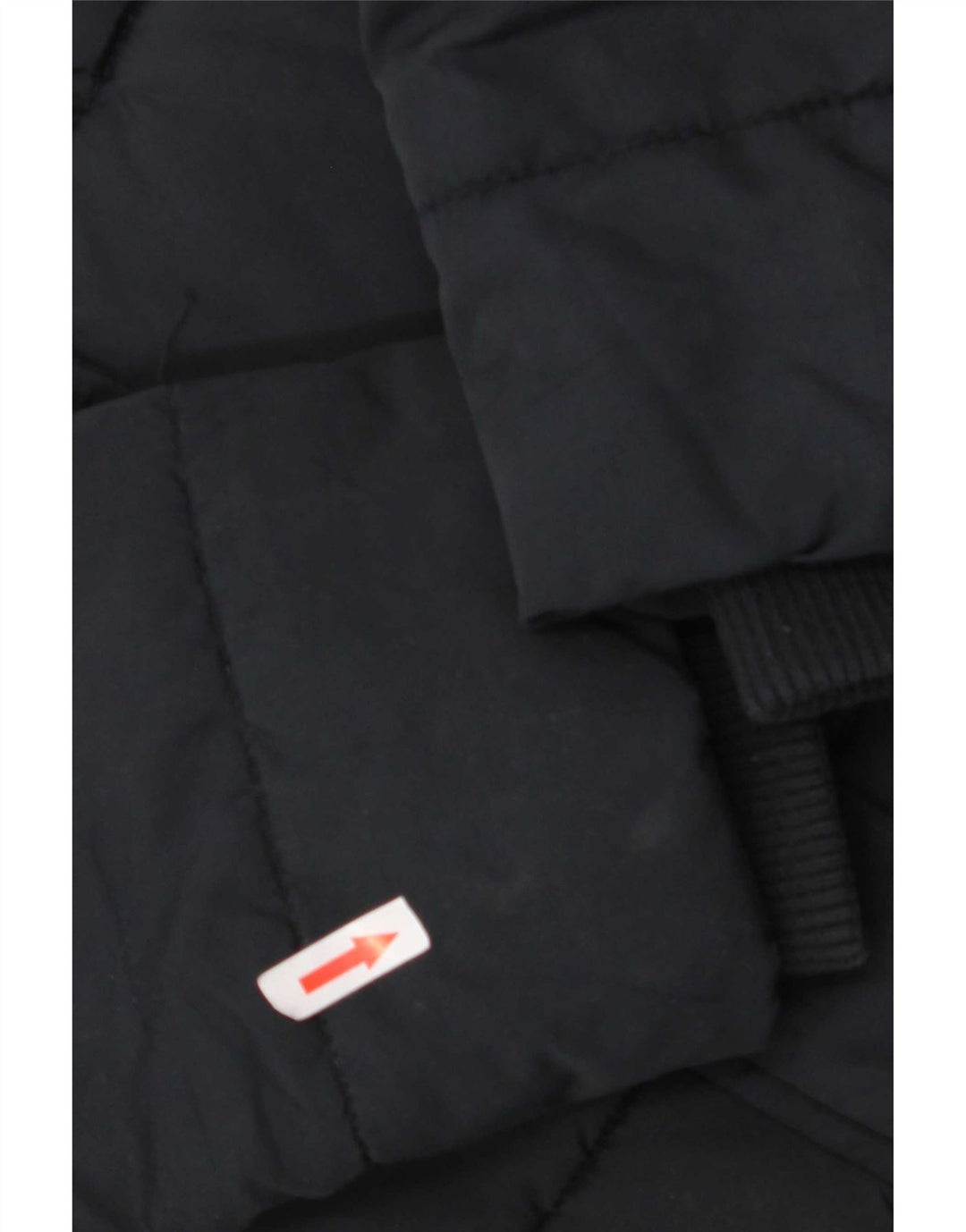 Topshop Womens Padded Jacket UK 12 Medium Navy Blue