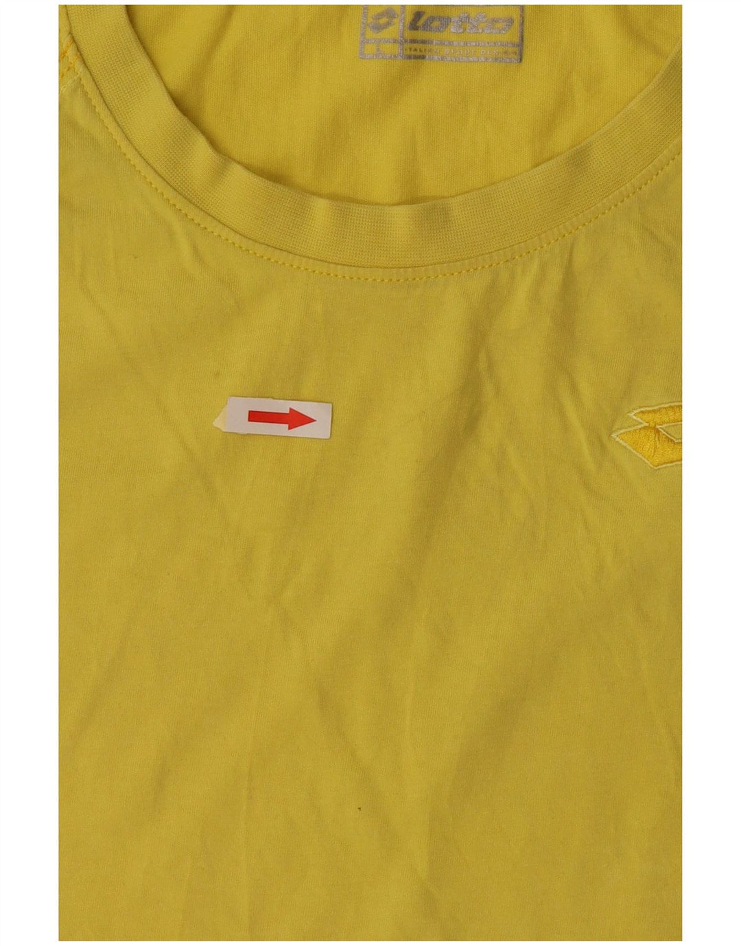 LOTTO Womens Vest Top UK 14 Large Yellow