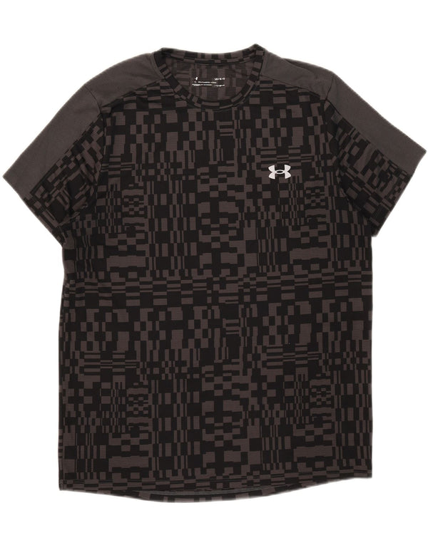 Under Armour muška majica Heat Gear Top veliki crni geometrijski poliester