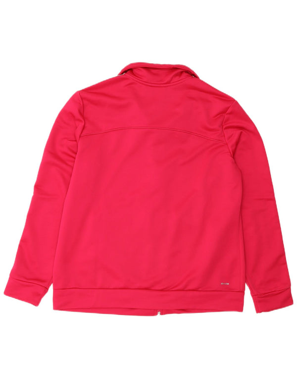 Giacca da tuta da donna Adidas Climalite UK 20/22 XL poliestere rosa