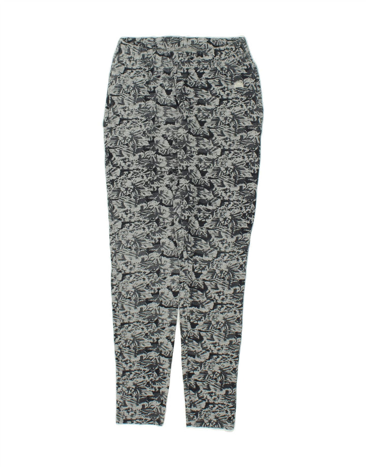 ELLESSE Womens Abstract Pattern Tracksuit Trousers UK 8 Small  Grey Vintage Ellesse and Second-Hand Ellesse from Messina Hembry 