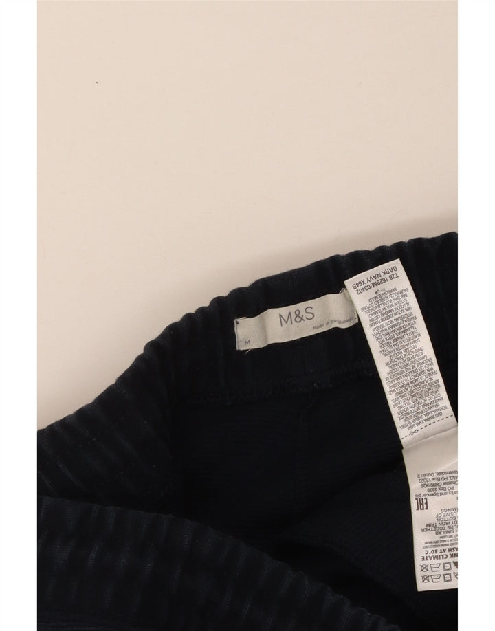 MARKS & SPENCER Mens Tracksuit Trousers Joggers Medium  Navy Blue Cotton