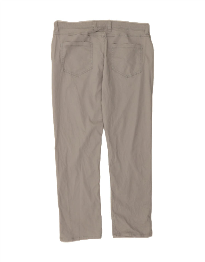 IZOD Mens Slim Casual Trousers W36 L32 Grey Cotton Vintage Izod and Second-Hand Izod from Messina Hembry 