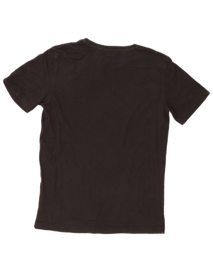 Puma Mens Graphic T-Shirt Top Small Black Cotton