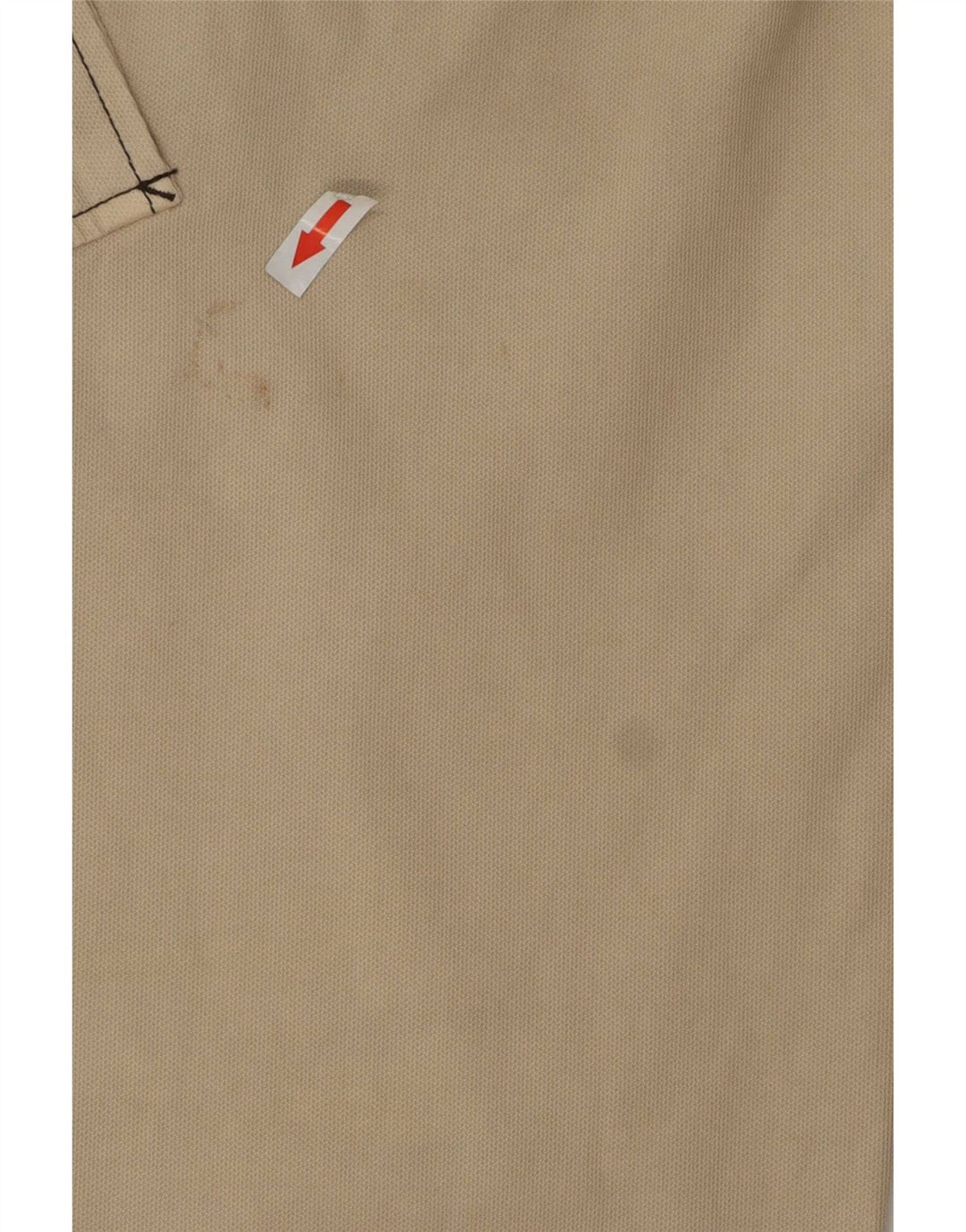 PT01 Mens Slim Fit Cargo Trousers IT 48 Medium W32 L33 Beige Cotton