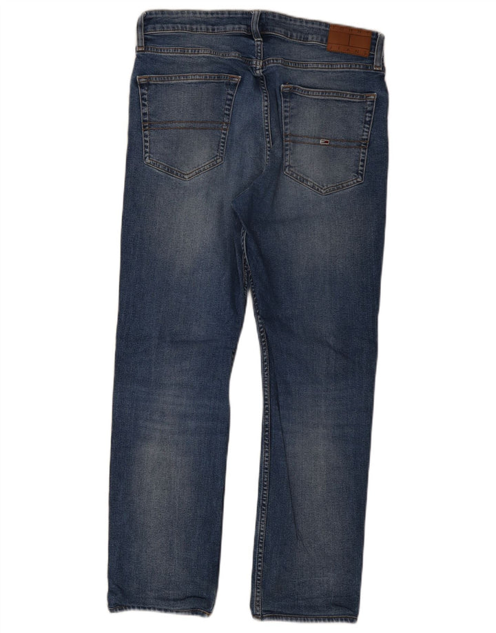 Tommy Hilfiger Mens Straight Jeans W32 L27 Blue Cotton