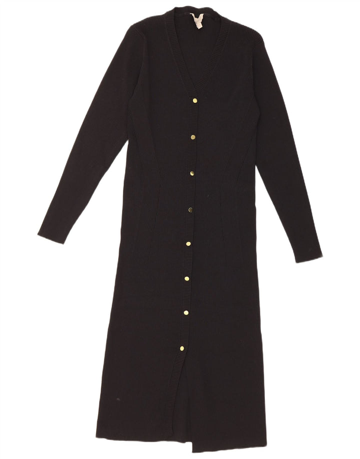 Coast Womens Jumper Dress UK 16 Large Black Nylon