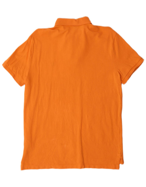 Polo Ralph Lauren Mens Custom Slim Fit Camisa Médio Algodão Laranja