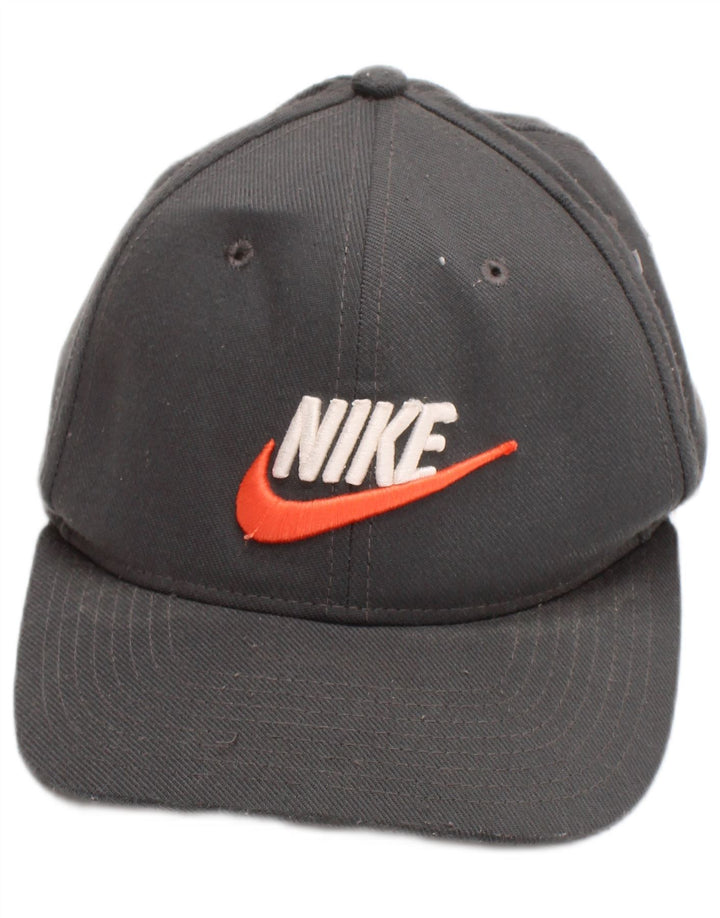 Nike Gorra de béisbol Dri Fit Graphic para hombre, poliéster gris pequeño/mediano