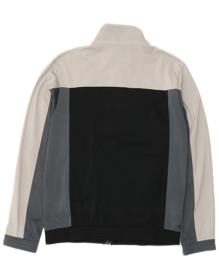 Champion Mens Tracksuit Top Jacket Medium Grey Colourblock Polyester