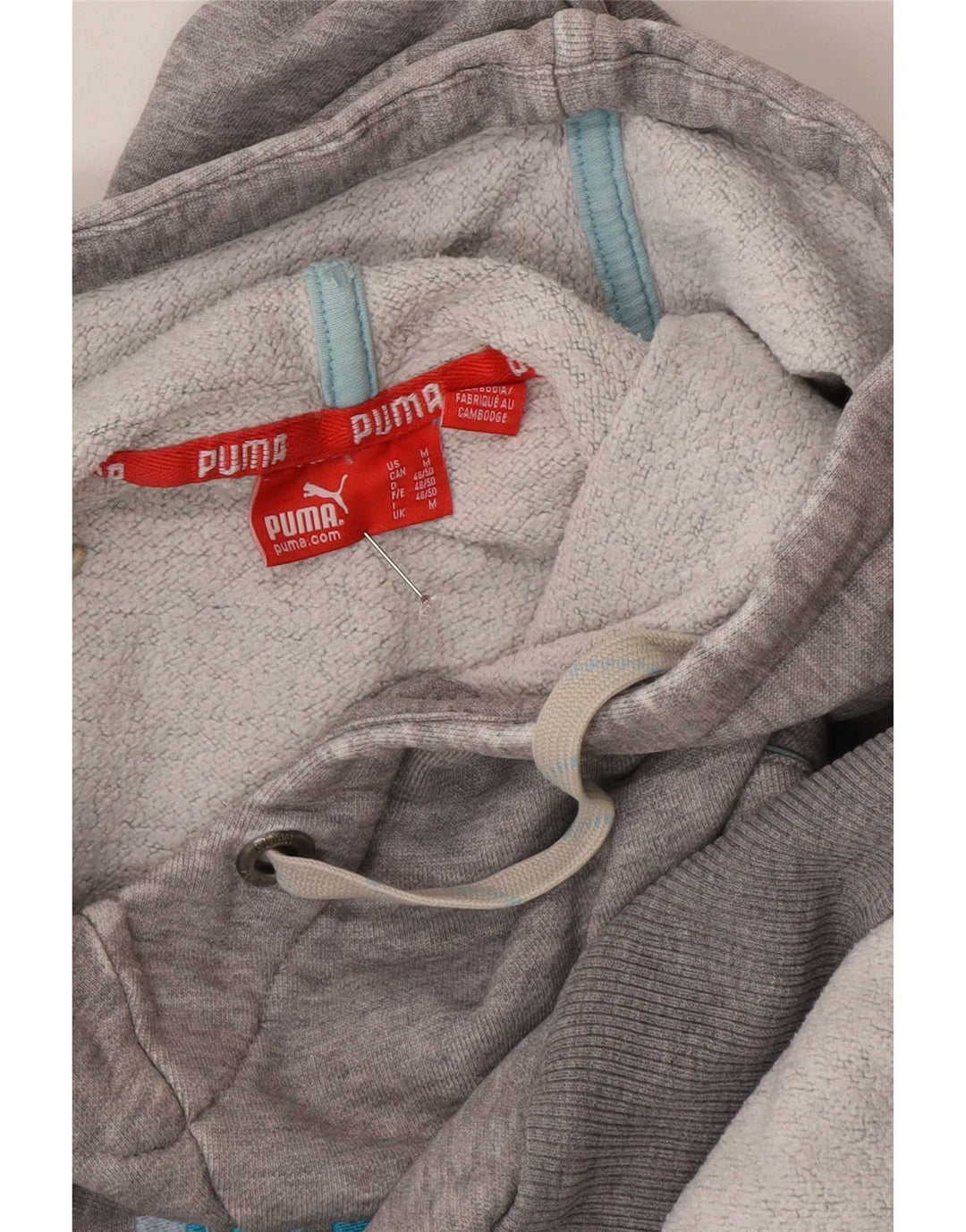 Puma Herre grafisk hættetrøje Jumper Medium Grey Flecked
