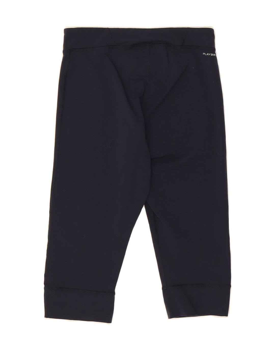REEBOK Womens Capri Leggings UK 10 Small  Navy Blue Vintage Reebok and Second-Hand Reebok from Messina Hembry 