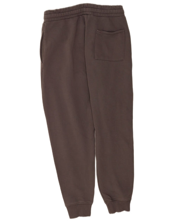 Zara Womens Tracksuit Trousers Joggers UK 14 Medium Grey Cotton