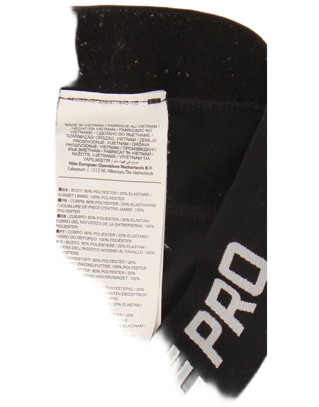 Leggings grafici Nike Capri da donna, poliestere nero medio