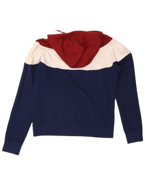 Nike Mens Hoodie Jumper XS Multicoloured Colourblock Cotton