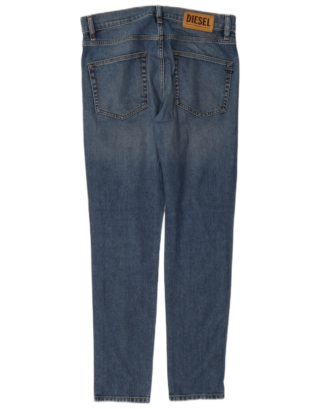 Jeans slim elasticizzati da uomo Diesel W30 L30 in cotone blu