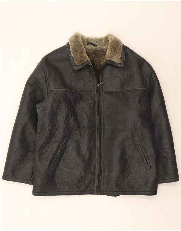 Ultsch Мужская дубленка UK 42 XL Черный