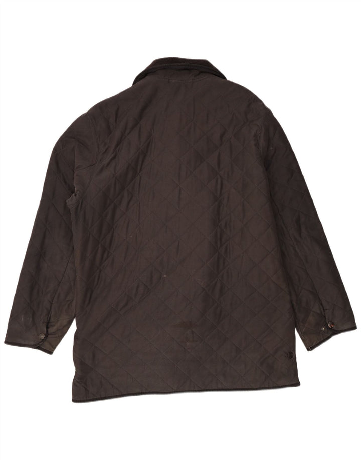 Giacca trapuntata da uomo Barbour UK 42 XL poliestere marrone