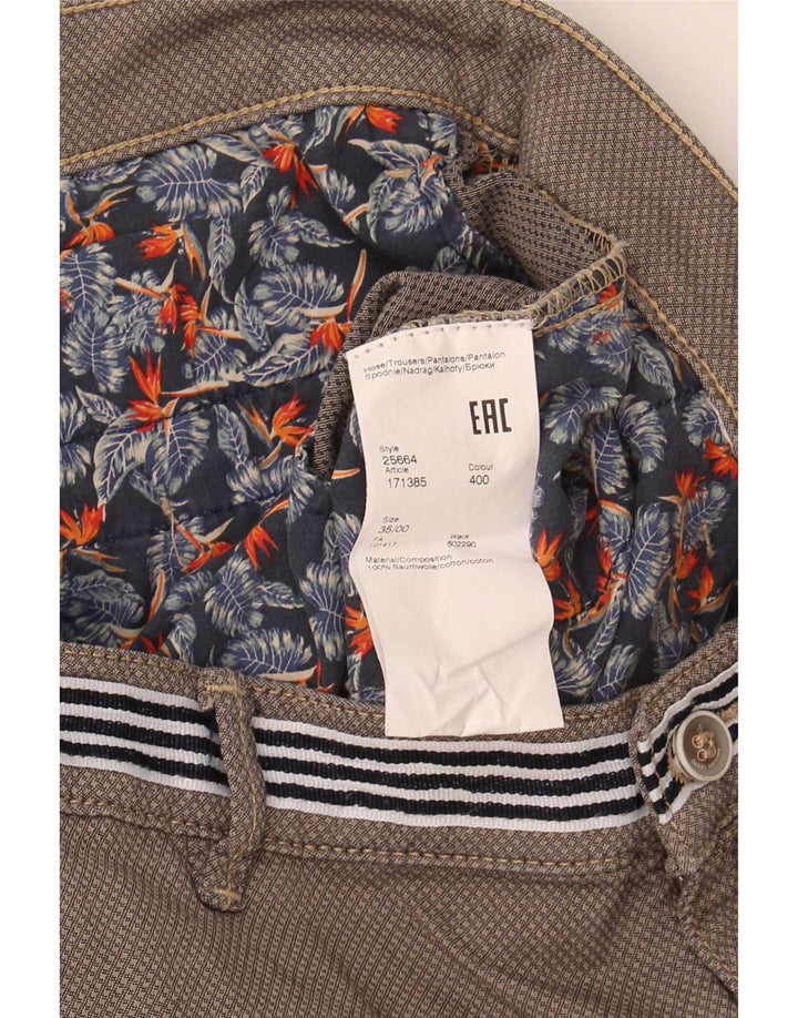 Daniel Hechter Short Chino Homme W35 Large Gris Coton