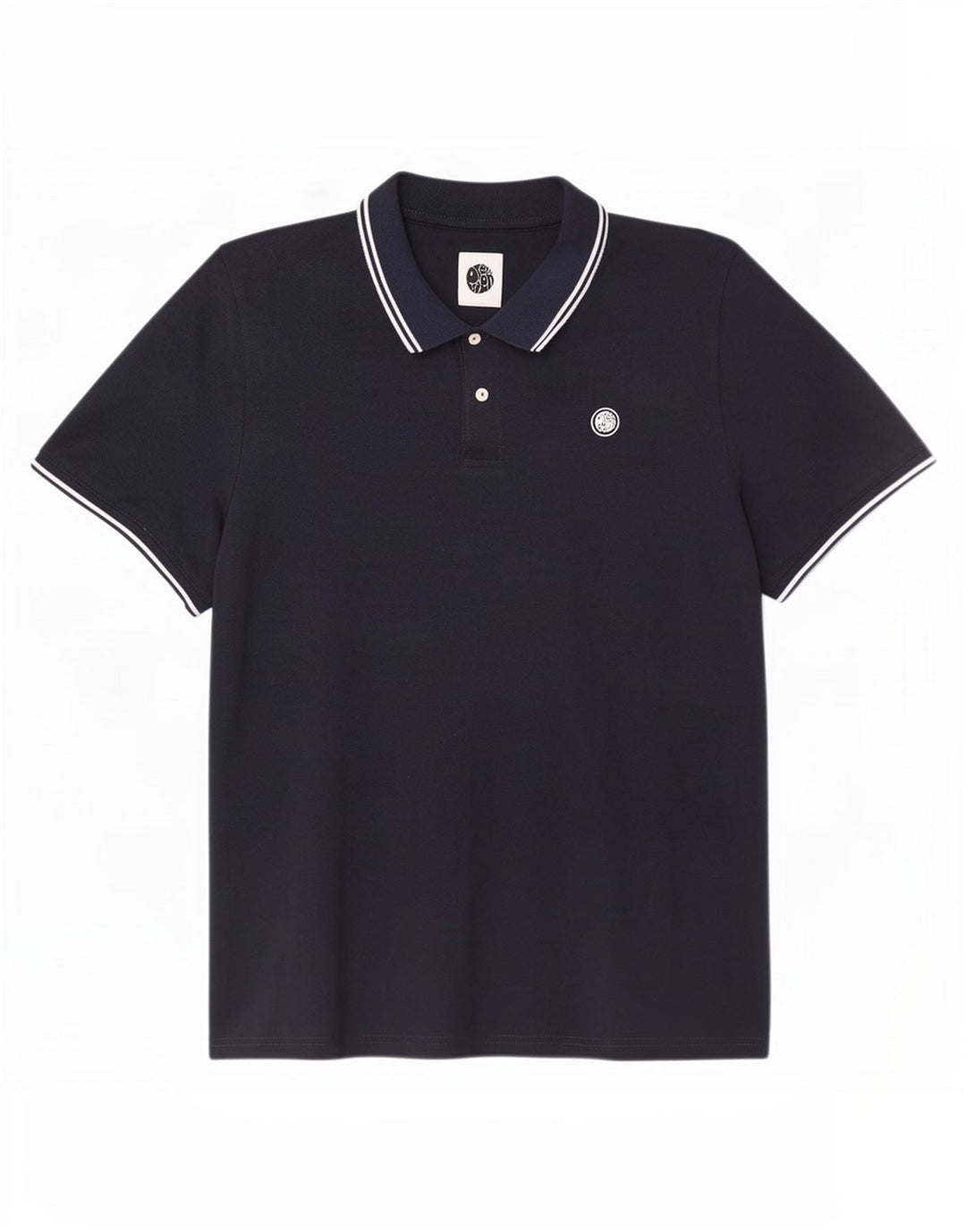 Polo Homme Pretty Green 2XL Polyester Rayé Bleu Marine