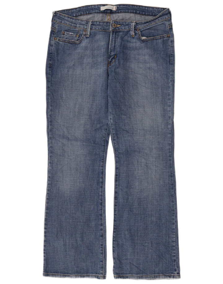 Levi's Womens 545 Low Bootcut Jeans US 14 XL W36 L31 Blue Cotton