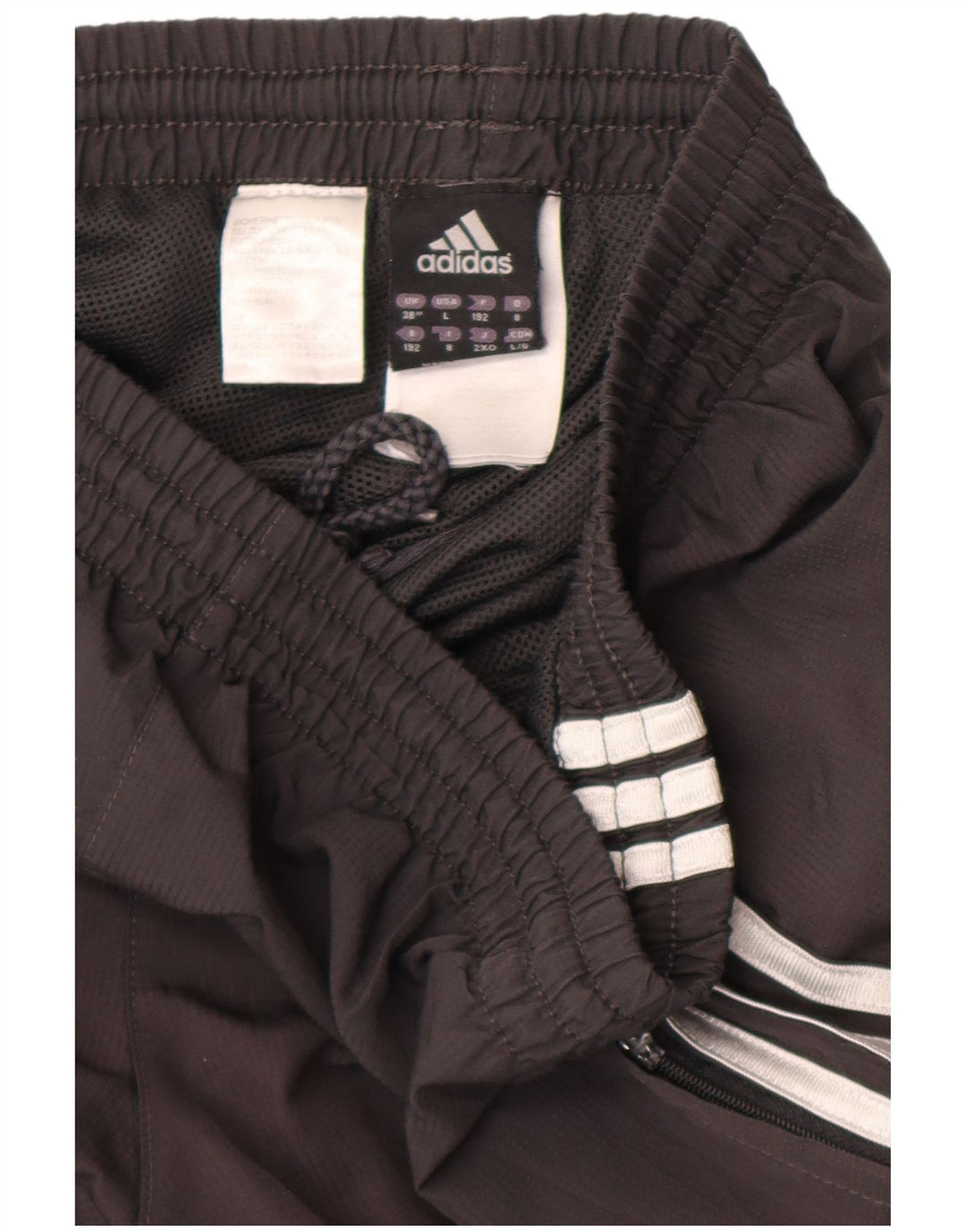 Adidas Mens Tracksuit Trousers Joggers XL  Black Polyester