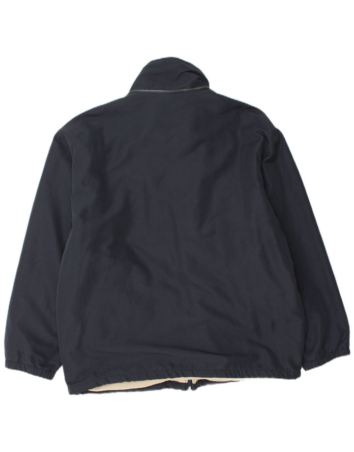 Kappa Herren Loose Fit Reversible Jacke UK 36 Small Marineblau Polyester