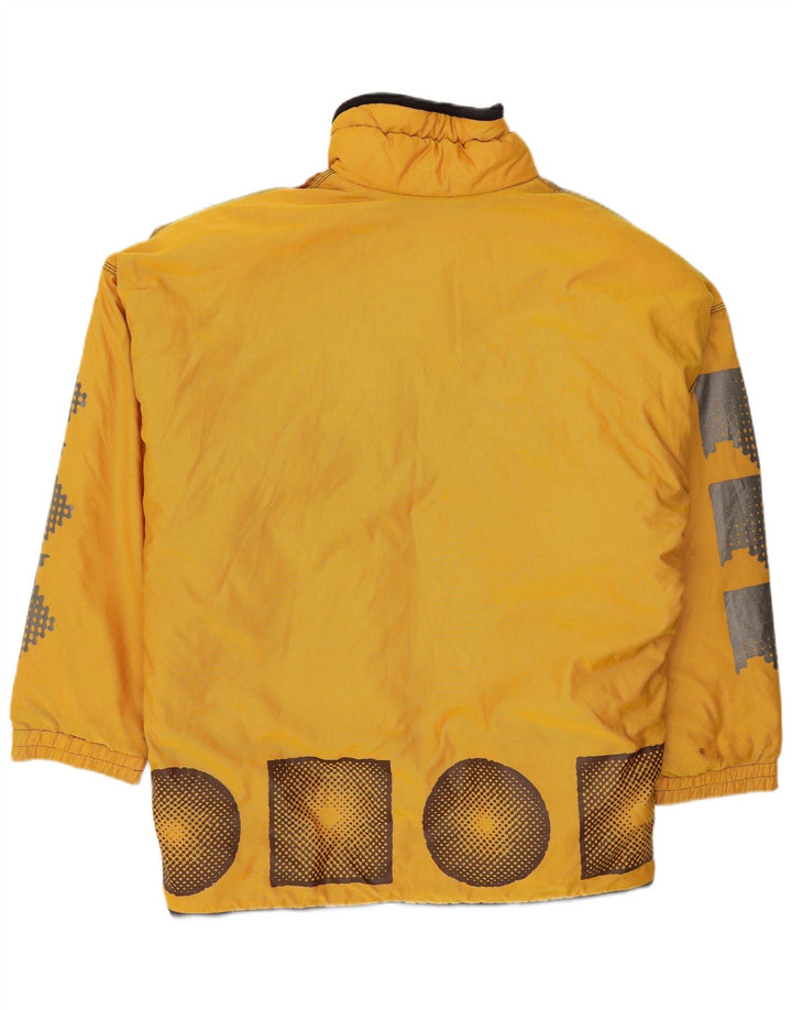 Tokka Tribe Herre Pullover Windbreaker Jacket UK 38 Medium Yellow Geometric